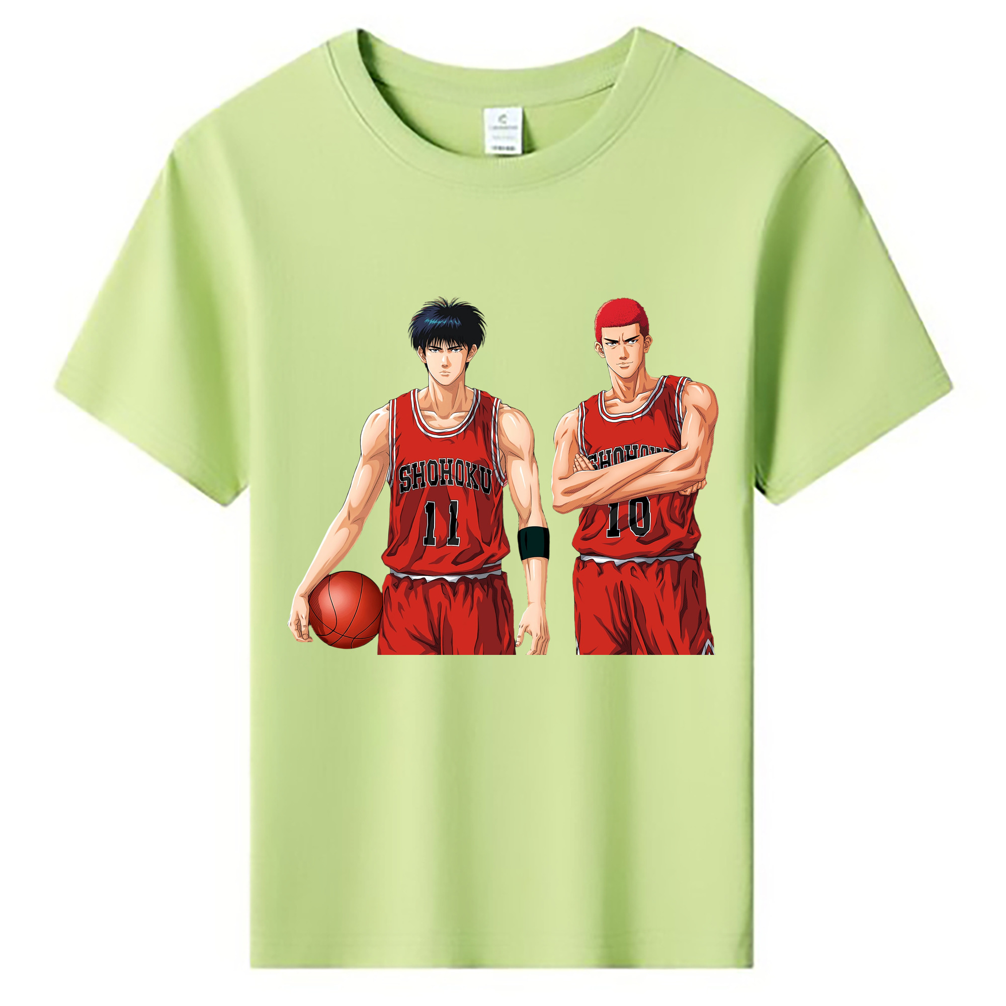 （画像用） SLAM DUNK／スラムダンク 綿100％キッズTシャツ（フロントプリント）